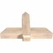 Ekena Millwork Eugene Smooth Timber Gable Bracket, Douglas Fir, 36"W x 23"H x 5 1/2"D x 5 1/2"F, 15/12 Pitch GBW036X23X0606EUG00SDF - alternate 5